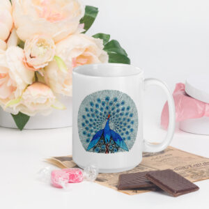 Peacock Design Mug