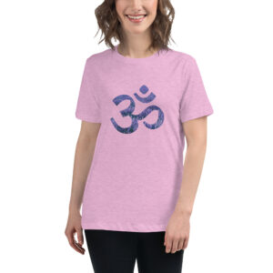Lavender Om Symbol - Women's Relaxed T-Shirt