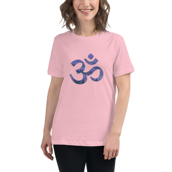 Lavender Om Symbol - Women's Relaxed T-Shirt - Image 3