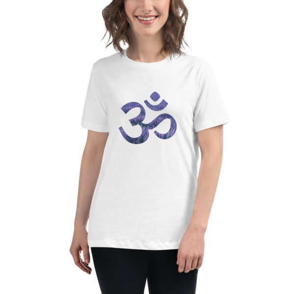 Lavender Om Symbol - Women's Relaxed T-Shirt - Image 4