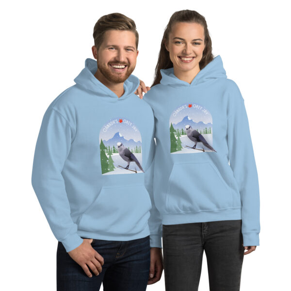 Canada's Grey Jay - Unisex Hoodie - Image 2