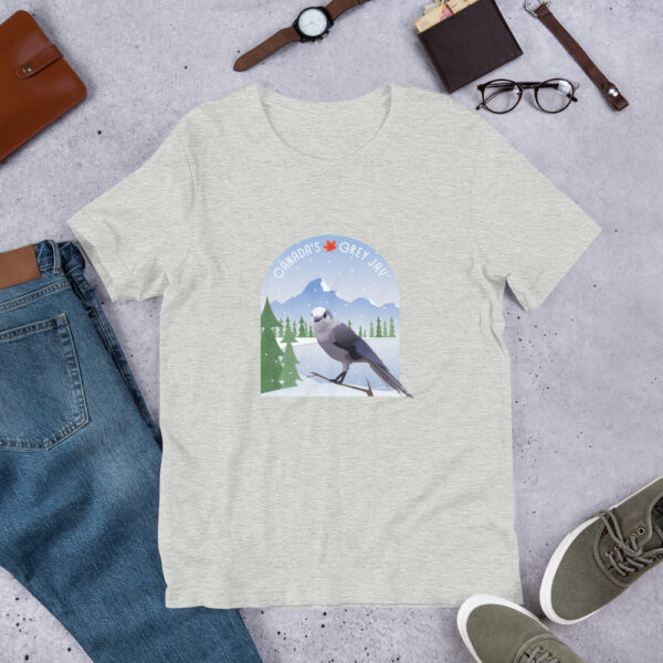 Canada's Grey Jay - Unisex t-shirt - Image 5