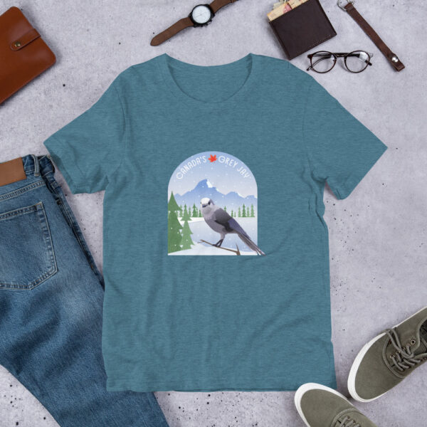 Canada's Grey Jay - Unisex t-shirt - Image 2