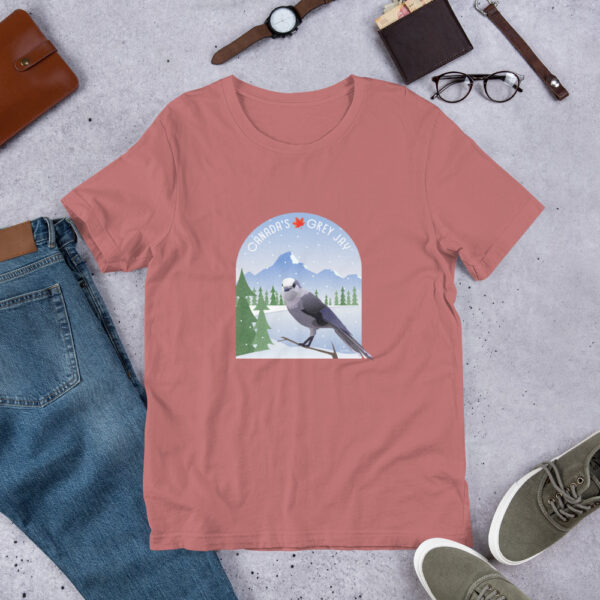 Canada's Grey Jay - Unisex t-shirt - Image 4