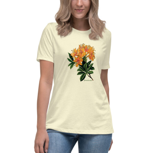 Vintage Rhododendron Graphic - Women's Relaxed T-Shirt - Image 7