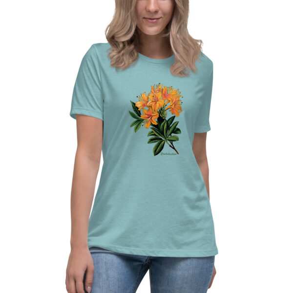 Vintage Rhododendron Graphic - Women's Relaxed T-Shirt - Image 2