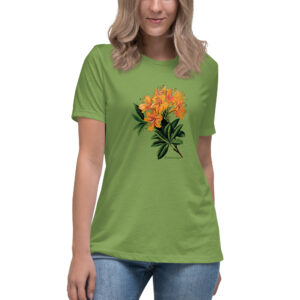 Vintage Rhododendron Graphic - Women's Relaxed T-Shirt