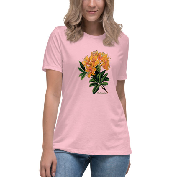 Vintage Rhododendron Graphic - Women's Relaxed T-Shirt - Image 6