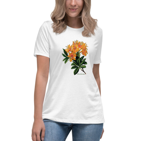 Vintage Rhododendron Graphic - Women's Relaxed T-Shirt - Image 8