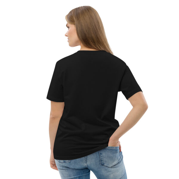 Om Symbol White - Unisex organic cotton t-shirt - Image 5