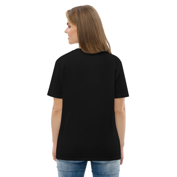 Om Symbol White - Unisex organic cotton t-shirt - Image 4