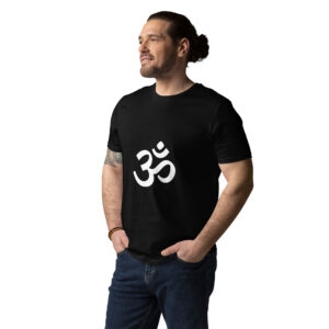 Om Symbol White - Unisex organic cotton t-shirt