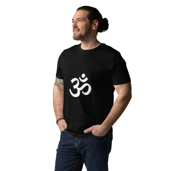 Om Symbol White - Unisex organic cotton t-shirt