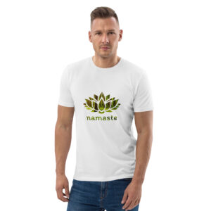 Namaste Forest Lotus - Unisex organic cotton t-shirt