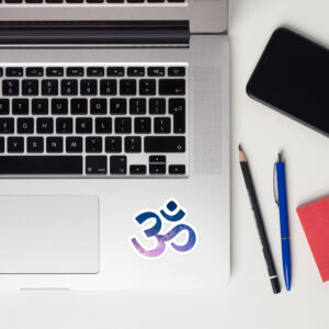 Om Symbol - Milky Way - Bubble-free stickers