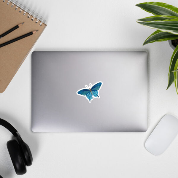 Blue Butterfly - Bubble-free stickers - Image 3