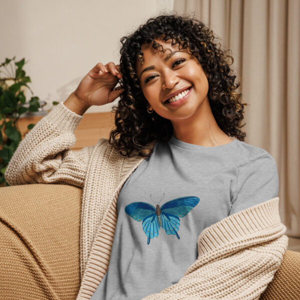 Blue Butterfly - Women's Relaxed T-Shirt